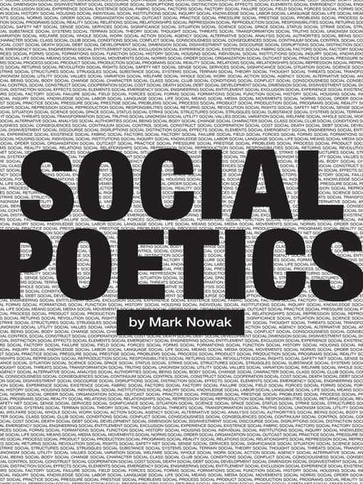 Cover image for Social Poetics